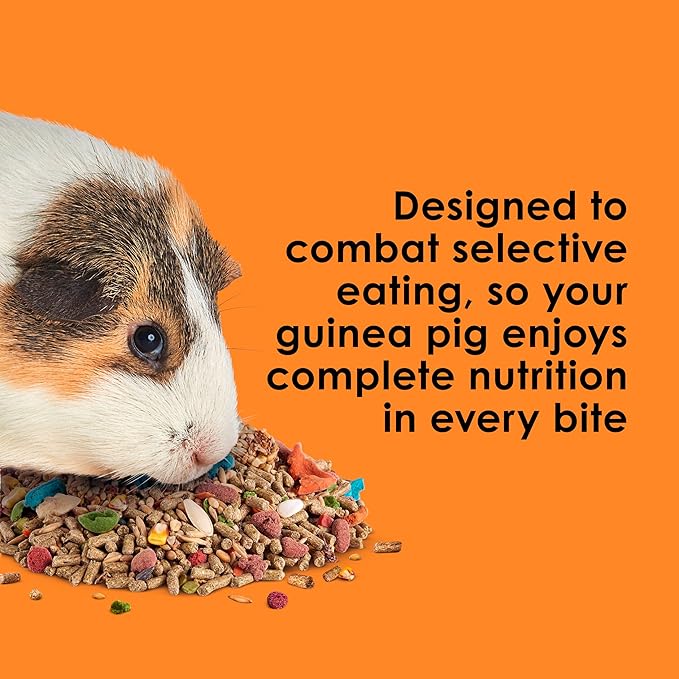 Kaytee Fiesta Guinea Pig Food, Nutritious and Fun Blend, Supports Dental Health and Digestion, 2.5 pounds