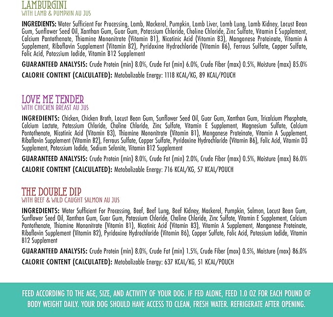 Weruva Dogs in The Kitchen, Variety Pack, Doggie Dinner Dance!, Wet Dog Food, 10oz Cans (Pack of 12)