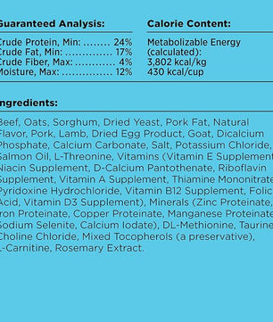BIXBI Liberty Grain Friendly Dry Dog Food, Rancher's Red Recipe, 4 lbs - Fresh Meat, No Meat Meal, No Fillers - No Soy, Corn, Rice or Wheat for Easy Digestion - USA Made