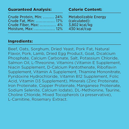 BIXBI Liberty Grain Friendly Dry Dog Food, Rancher's Red Recipe, 4 lbs - Fresh Meat, No Meat Meal, No Fillers - No Soy, Corn, Rice or Wheat for Easy Digestion - USA Made