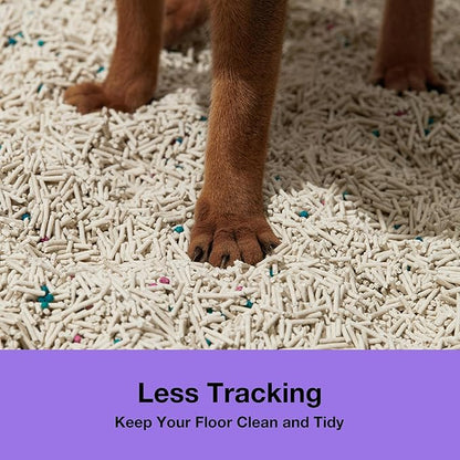 VETRESKA Tofu Cat Litter,Kitty Litter Flushable Strong Clumping Cat Litter Pellets Ultra Absorbent,Dust-Free Tofu Litter,Original(5.5lb×2bags)