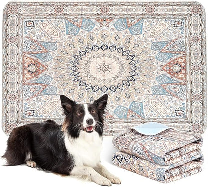 Washable Pee Pads for Dogs, 2 Pack Reusable Puppy Training Pads 26"x40" Super Absorbent Dog Pee Pad Waterproof Dog Training Pads, Non-Slip Potty Pads, Whelping Pads