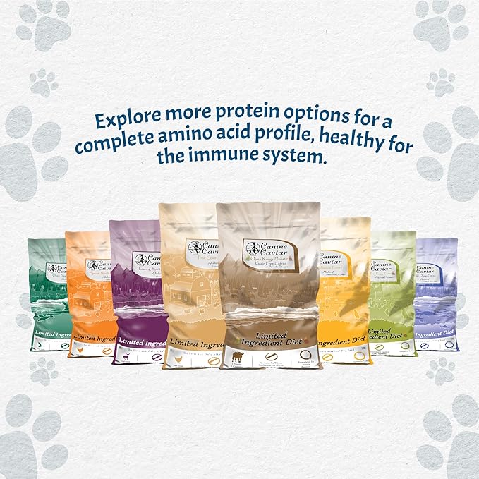 Canine Caviar - Grain Free Puppy: Chicken & Split Peas Alkaline Dry Dog Food, Limited Ingredients, Gluten-Free, Based on Science & Research, Veterinary Alternative Diet (11 Pound Bag)