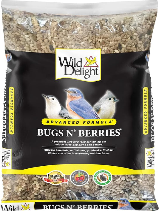 Wild Delight 099127 Bugs N' Berries Wild Bird Food, 4.5 lb (Pack of 6)