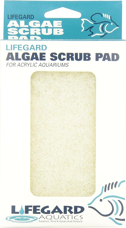 Lifegard Aquatics 4-Inch by 6-Inch White Algae Pad