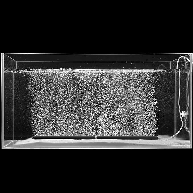 Carefree Fish Aquarium 6/12Inch Nano Materials Air Stone Strip Fish Tank Bubble Stone for Saltwater and Fresh Water (Not Harm The Health of The Fish)(No Include Air Pump)
