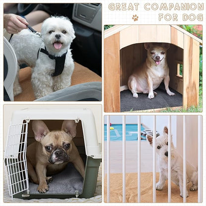 10 Pcs Guinea Pig Cage Liners Washable Rat Bedding for Guinea Pigs Controlling Absorbent Waterproof Pee Pads Blanket for Rabbits Hamster Small Animals Chinchilla(18 x 24 Inch,Gray Coffee)