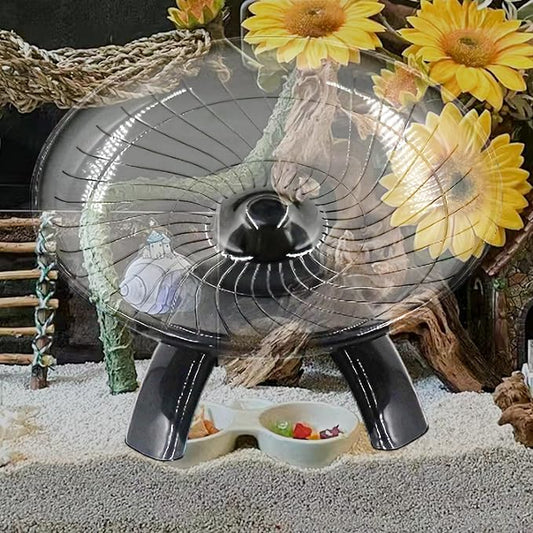 Hermit Crabs Wheel Toy, Hamster Running Wheel Toys, Small Animals Cage Accessory, Tank Accessory, Suitable for Hermit Crab Hamster