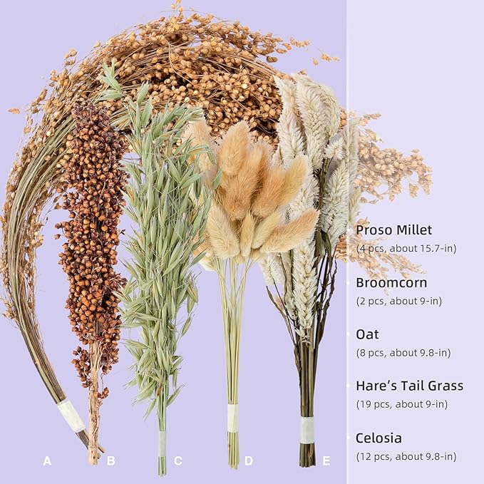 Niteangel Natural Flower & Herb Bedding Habitat Decor - for Hamsters Gerbils Mice Lemming Degus or Other Small Pets (Harvest Wind - Natural Poem Version)