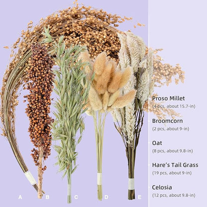 Niteangel Natural Flower & Herb Bedding Habitat Decor - for Hamsters Gerbils Mice Lemming Degus or Other Small Pets (Harvest Wind - Natural Poem Version)