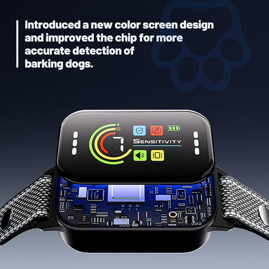 JEUJE Dog Bark Collar,Bark Collar for Large Medium Small Dogs,Anti Barking Training Collar with 7-Level Sensitivity + 5 Safety Modes Humane Training System