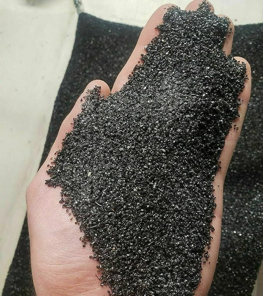 TheFrogHouse Black Aquarium Sand Substrate (35lbs)