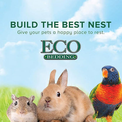 ECO BEDDING 99% Dust Free Paper Bedding for Small Pets and Birds, Pink, 3 lb (Expands to 60 L)