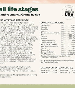 Canidae All Life Stages Real Lamb & Ancient Grains Recipe – High Protein Premium Dry Dog Food for All Ages, Breeds, and Sizes– 27 lbs.