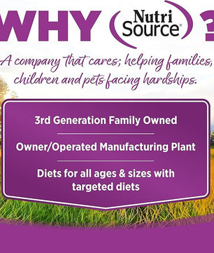NutriSource Puppy Food for Large Breeds, Chicken and Rice, 4LB