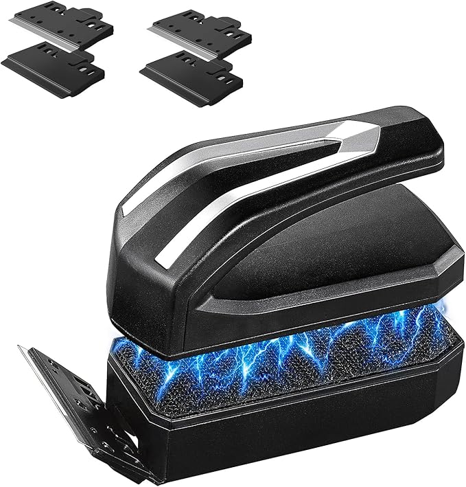 Carefree Fish Aquarium Super Powerful Magnetic Cleaner Glass Fish Tank Magnet Brush with 4 Algae Scrapers Floating L+(Plus)