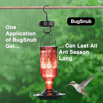 Hanging Ant Guard (1-Pack)- Ant Defense for Hummingbird Feeders, Unique Upside-Down Design, No Liquid Moat