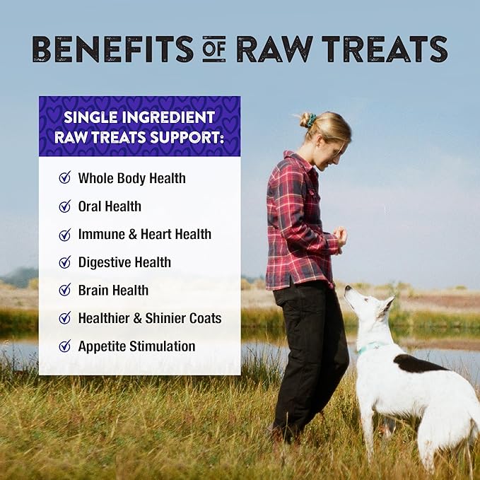 Northwest Naturals Raw Rewards Freeze-Dried Pork Heart Treats for Dogs and Cats - Bite-Sized Pieces - Healthy, 1 Ingredient, Human Grade Ingredients, All Natural, Made in USA, 10 Oz (Pack of 3)