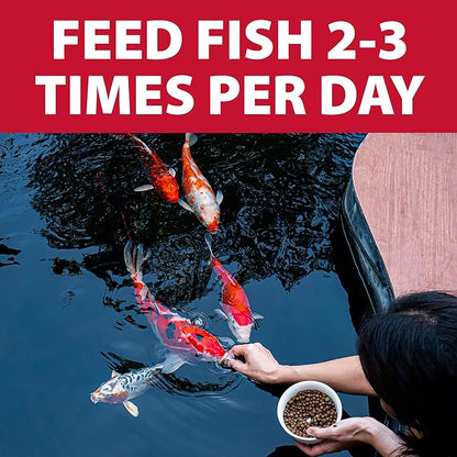 The Pond Guy Staple Fish Food for Backyard Koi & Goldfish, Choice Floating Pellets for Fish Wellness & Health, Smart Nutrition for Clean Ponds, 2 lbs