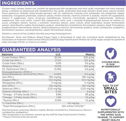 NutriSource Puppy Food for Small and Medium Breeds, Chicken Meal and Rice, 12LB