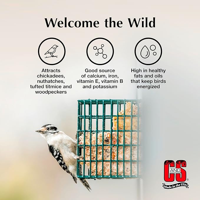 C&S Sunflower Suet Treat 11 Ounces 8 Pack