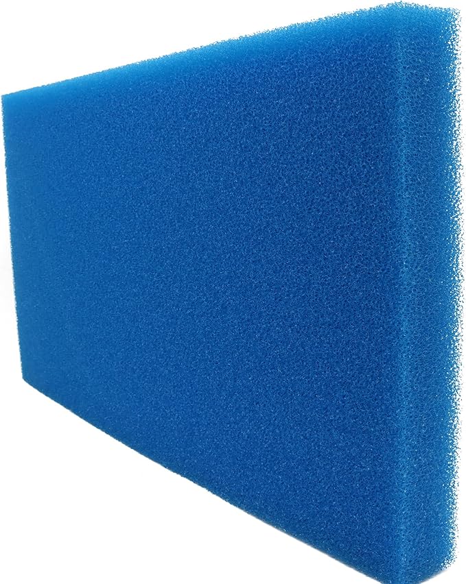 Aquarium Bio Sponge Pad Filter Media for Fish Tank,20/30/40PPI Open Cell Coarse Foam Block Foam Pre Filter Sponge (23" Lx 12.5" W x 2" H 20PPI)
