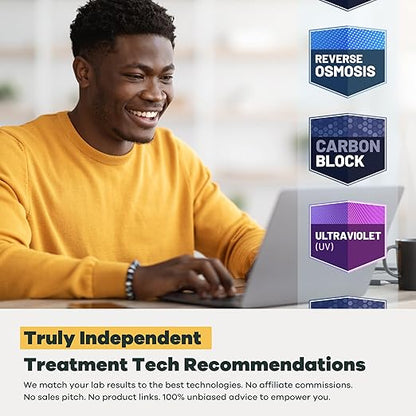 Ultimate Home Water Test Kit for Drinking Water | Tests for 250+ Parameters Like Lead, Bacteria, and VOCs | EPA Certified Well or Tap Water Test