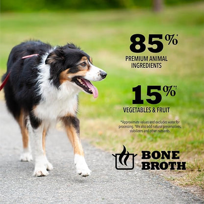 ACANA Premium Chunks in Bone Broth Grain-free Wet Dog Food Beef Recipe 12.8oz Cans (12 Count)