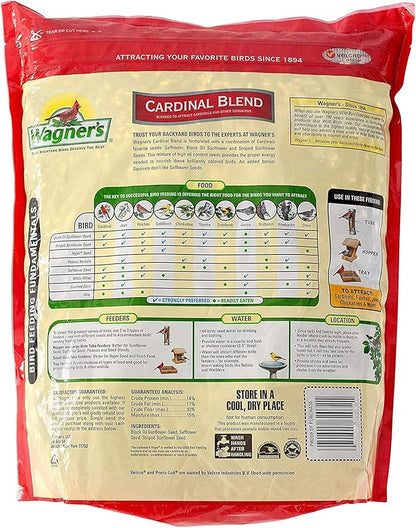 Wagner's 62032 Cardinal Blend Wild Bird Food, 6-Pound Bag, 2-Pack