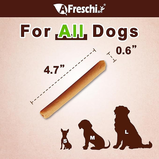 AFreschi Natural Chicken Roll 12 oz, All Natural, Grain-Free, High-Protein, Healthy & Easily Digestible, Soft Texture