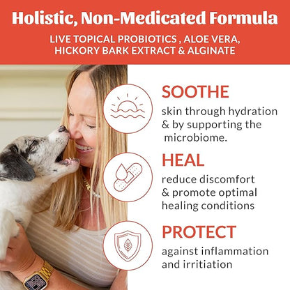 SKOUT'S HONOR Probiotic Hot Spot Hydrogel - Natural Hot Spot Treatment, Soothes and Heals Wounds, Burns, and Irritated Skin, Safe for All Skin Types, 4oz