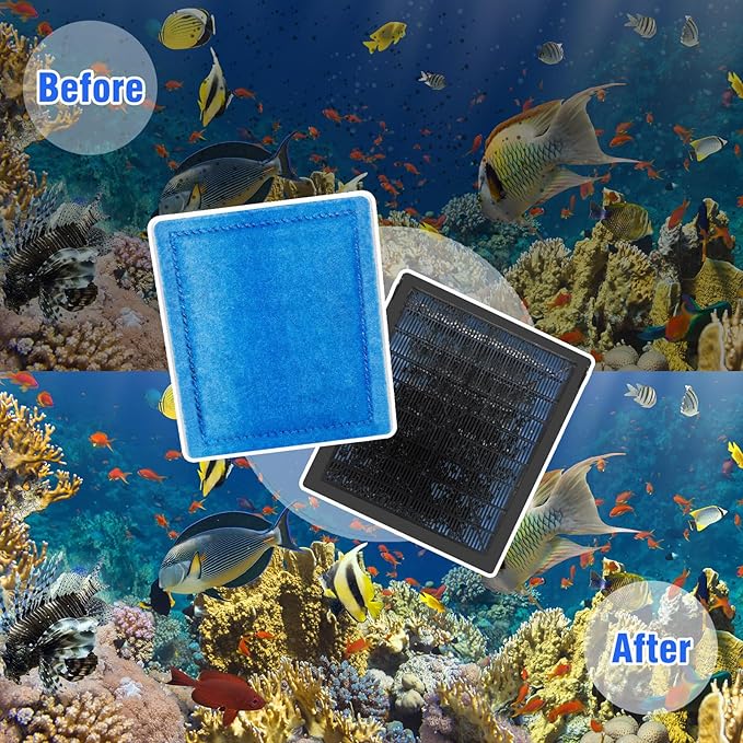 9-Pack Aquarium Filter Replacement Cartridges for Marineland Rite-Size C & Aqua-Tech EZ-Change #3,Fit for PRO Power Filters 200/275/350/375