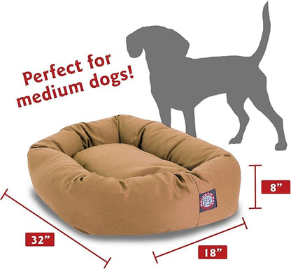 Majestic Pet 32 inch Khaki Bagel Dog Bed Products