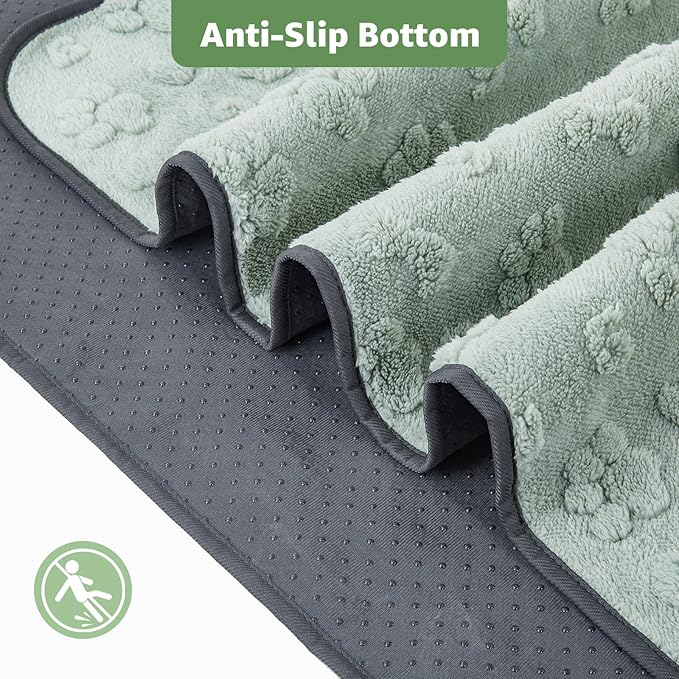 LOOBANI Washable Pee Pads for Dogs: 2 Pack Super Absorbent Reusable Puppy Pads, Leakproof and Waterproof Dog Training Pads Whelping Pads for Potty, Floor, Crate, Couch, Bed and Travel, 48"x48"