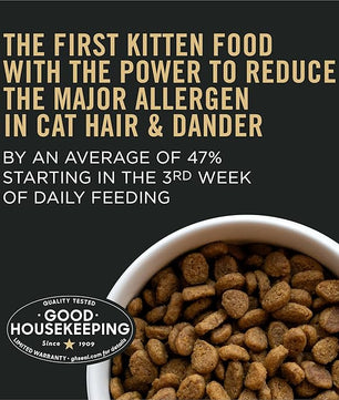 Purina Pro Plan LiveClear Dry cat Food for Kittens Cat Allergen Reducer Chicken and Rice Formula - 5.5 lb. Bag