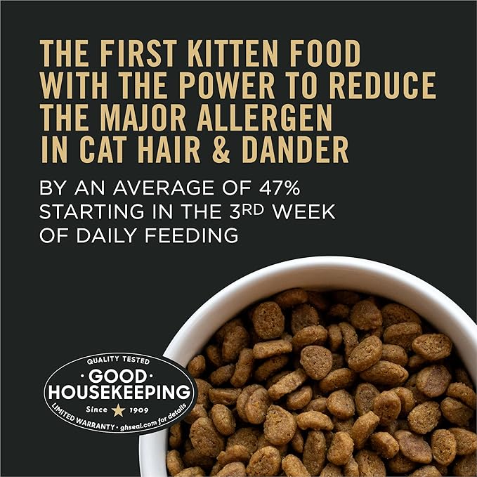 Purina Pro Plan LiveClear Dry cat Food for Kittens Cat Allergen Reducer Chicken and Rice Formula - 5.5 lb. Bag