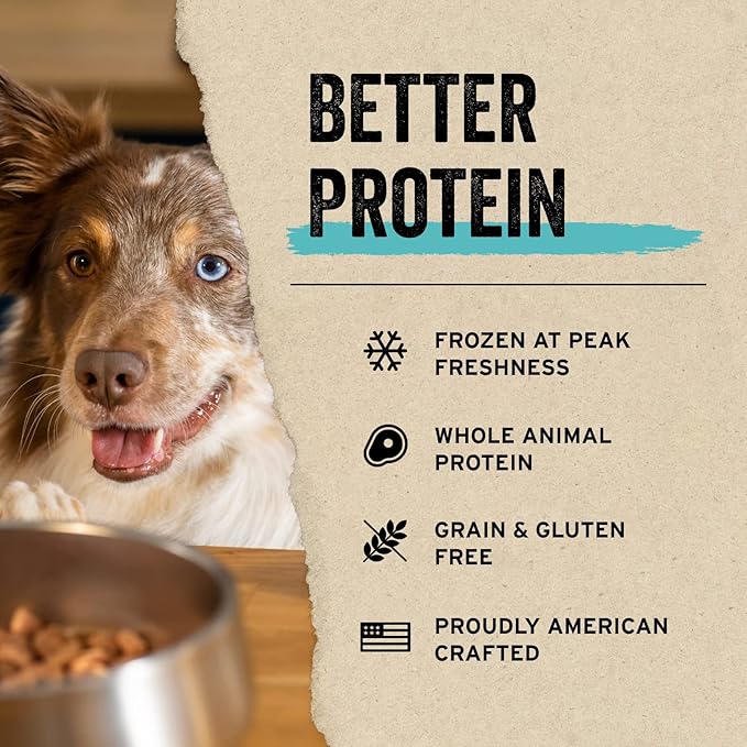 Vital Essentials Freeze Dried Raw Protein Mix-in Dog Food Topper, Turkey Mini Nibs Topper for Dogs, 18 oz