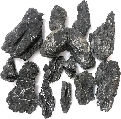 Natural Seiryu Dragon Stone - 11 Pound Aquarium Landscape Rock for Fish Tank Decorative Stones, Reptile and Amphibious Tank 3-8 Inch Aquarium Decoration