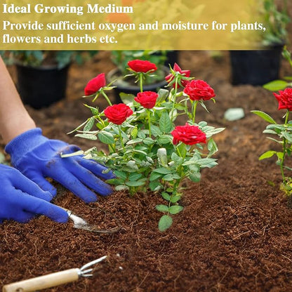 ZeeDix 6 Pack Coconut Fiber Substrate for Reptiles, 100% Organic Coco Coir Fiber Brick Reptile Substrate, Coconut Husk Terrarium Bedding for Reptiles, Bearded Dragon, Tortoise, Leopard Gecko, Snake