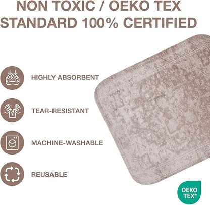 Washable Pee Pads for Dogs - Super Absorbent Reusable Puppy Training Pads - 100% Waterproof, Leak-Proof & Non-Slip Whelping Pads for Pet Housebreaking