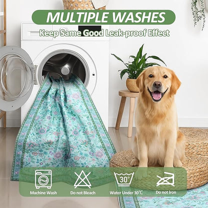 Washable Pee Pads for Dogs, 2Pack Reusable Puppy Pads Dog Potty Training Pads, Waterproof Dog Pee Pads Mat , Whelping Pad, Non-Slip Protects Against Urine Leakage,31"x 36"
