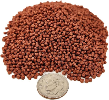Aquatic Foods Inc. Ultra Intense Color Enhancing with a 10-Day Color Change, 1.5mm - 2mm Floating Pellets for Cichlids, Discus, All Baby and Small Tropical Fish & Pond Fish...1/2-lb Bag