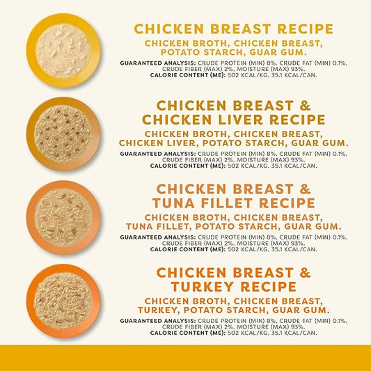 Applaws Natural Wet Cat Food in Gravy, Limited and Natural Ingredients, High Protein with No Artificial Additives, Chicken Selection in Gravy (24 x 2.47oz Cans)