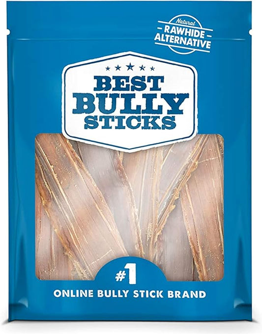 Best Bully Sticks 6 Inch Beef Jerky - 25 Count (Pack of 1) - All-Natural, High-Protein Gullet, Rawhide Alternative, Chewy Snack