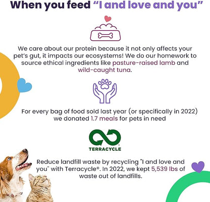 I and love and you Naked Essentials Dry Dog Food for Puppies - Chicken + Lentils - High Protein, Real Meat, No Fillers, Prebiotics + Probiotics, 4lb Bag