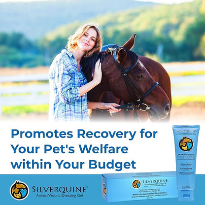 Hot Spot Gel for Dogs and Cats - Dog Wound & Pet Skin Irritation Solution for Birds, Hamsters, Emergency Kit, Hydrogel Ointment for Cuts, Burns, Itch, Pet Restoration & Wellness - 4.0 Oz