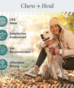 12-in-1 Multivitamin for Dogs - 60 Puppy and Senior Dog Vitamin and Supplement Soft Chews for Hip and Joint - Advanced Formula with Glucosamine, Omega 3,6,9, Vitamins, Probiotics, and More
