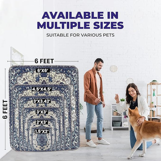 Washable Pee Pads for Dogs - Super Absorbent Reusable Puppy Training Pads - 100% Waterproof, Leak-Proof & Non-Slip Whelping Pads for Pet Housebreaking