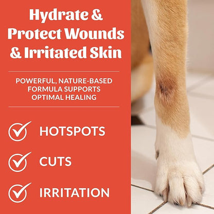SKOUT'S HONOR Probiotic Hot Spot Hydrogel - Natural Hot Spot Treatment, Soothes and Heals Wounds, Burns, and Irritated Skin, Safe for All Skin Types, 4oz