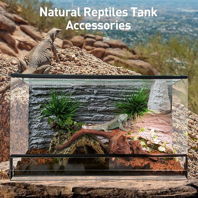 WDEFUN Natural Extral Large Driftwood for Aquarium Decor, 2-Piece 14''-18'' Driftwood for Decorations on Fish Tank, Reptiles Bearded Dragon Accessories or Air Plants